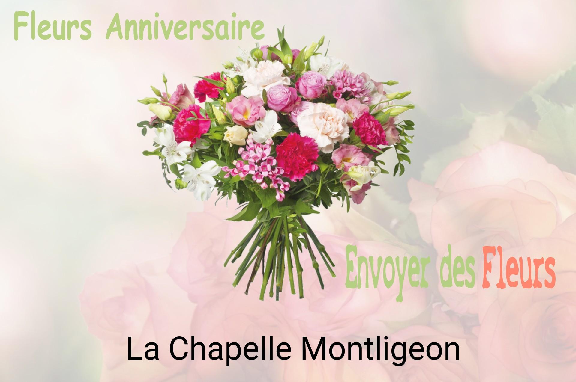 Bouquet de fleurs d’anniversaire livré à La Chapelle-Montligeon