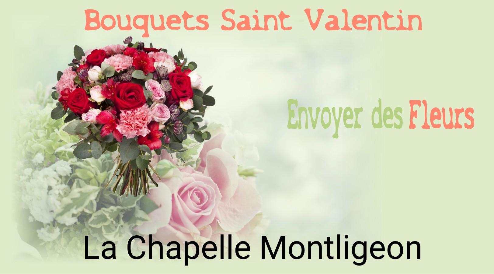 Roses de Saint-Valentin livrées à La Chapelle-Montligeon